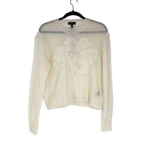 Rag & Bone Women's Milton Mohair, Wool, & Silk-Blend Sweater SZ S - Picture 2 of 6